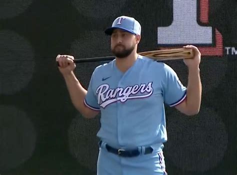 texas rangers powder blue jersey